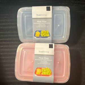 2 Meal prep food containers/ 5 pack each